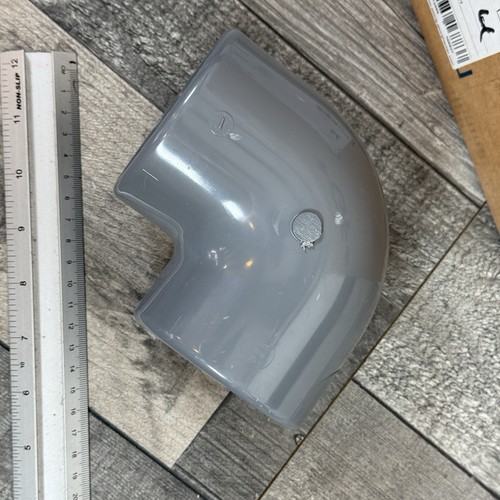 Gomito Georg Fischer ABS 90º d75 P10 729 100 112 GF +GF+ NUOVO grigio liscio 75 mm 3" - Foto 17 di 17