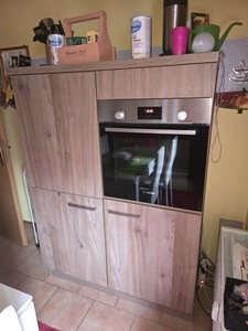 Einbauschrank Für E Herd  Und Kühlschrank  In  Eins ,aber Ohne Herd