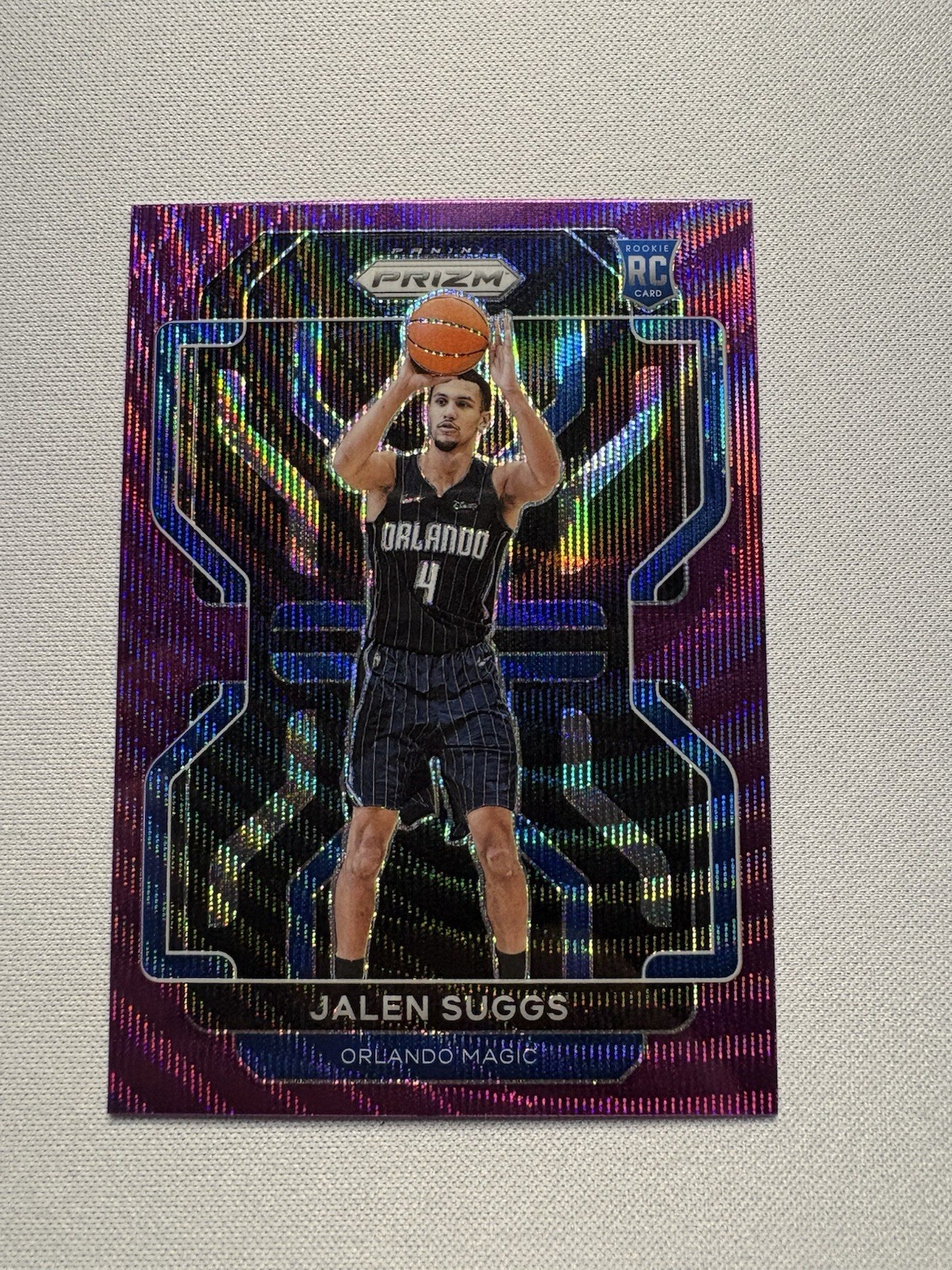 2021-22 Panini Prizm - Jalen Suggs #314 Purple Wave Prizm (RC)