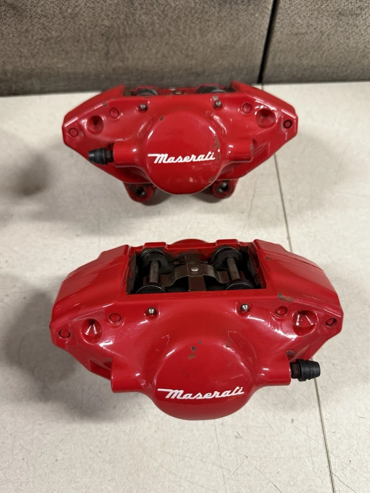 Maserati Quattroporte GranTurismo Brembo Brake Caliper Full Set Red OEM - Image 3 of 4