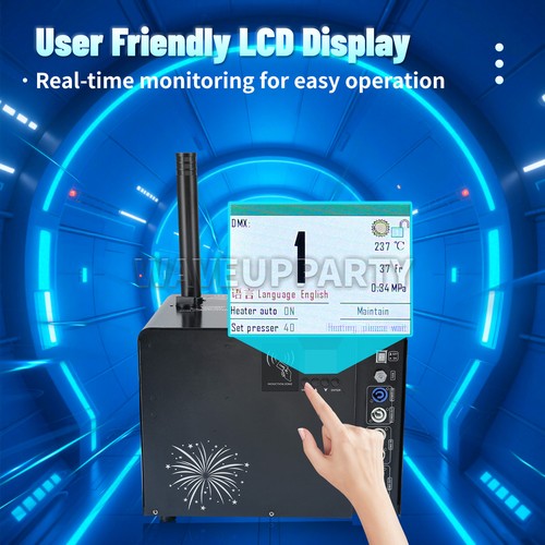 PAIDUN High Speed Spray 750W DMX512 Cold Spark Machine Fountain Firework Effect - Picture 9 of 14