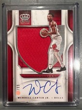 Rare Autographed 99 Limited Auto Jersey 19 Panini Wendell Carter Jr. NBA Auto