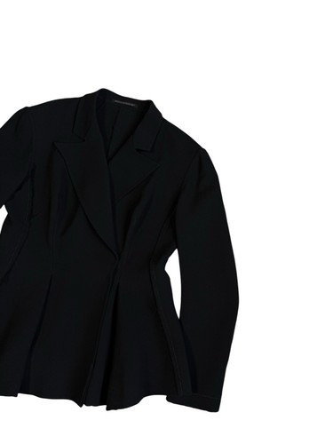 Yohji Yamamoto Y'S Runway S/S 2016 Women's Blazer 100% Wool Tailored Jacket Sz M - Picture 15 of 24