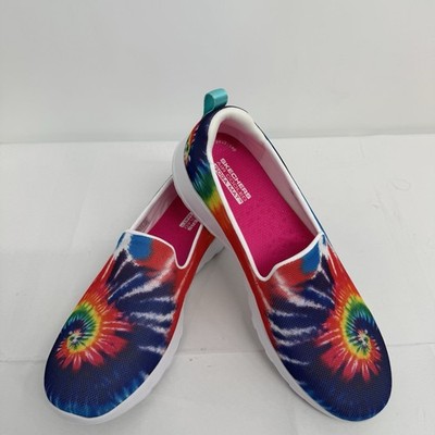 NWOB SKECHERS Women's 10 Go Walk Joy Tie Dye Slip On  Sneakers