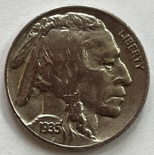 1935-S Buffalo Nickel AU - Full Date- FREE SHIPPING