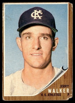 1962 Topps Jerry Walker  --- Kansas City Athletics #357