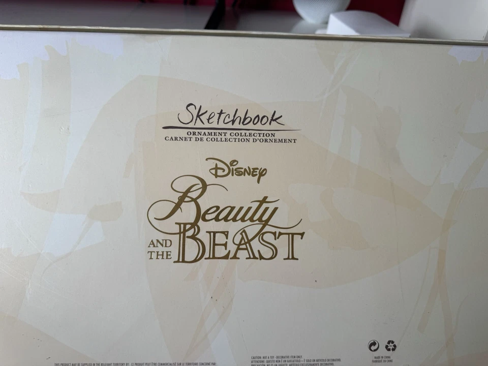 Beauty And The Beast Deluxe Sketchbook Ornament Set. Limited Edition 1 Of 1200 - Image 2 of 4