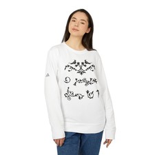 Vintage Floral Scrollwork Crewneck Sweatshirt