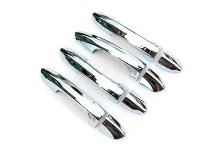 Cubierta de manija de puerta inteligente lateral ABS 8 piezas apta para Ford Edge 2015-2021 Foto 4 de 4