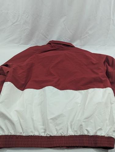 Giacca a vento Nike Vintage Team Oklahoma Sooners rossa bianca zip ventilata taglia XL - Foto 8 di 8