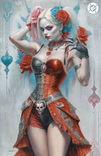 BATMAN NEW 52 #13 NATALI SANDERS EXCL STEAMPUNK HARLEY QUINN VARIANT LTD 800