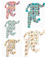 Fox & Hound Nemo Winnie the Pooh Princess Monsters Inc Boys Girls Bamboo Pajamas