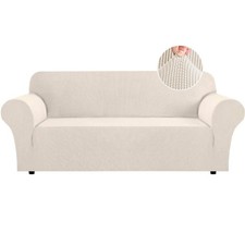 High Stretch Sofa Slipcover Non Slip Couch Cover for 3 Cushion Couch Washable...