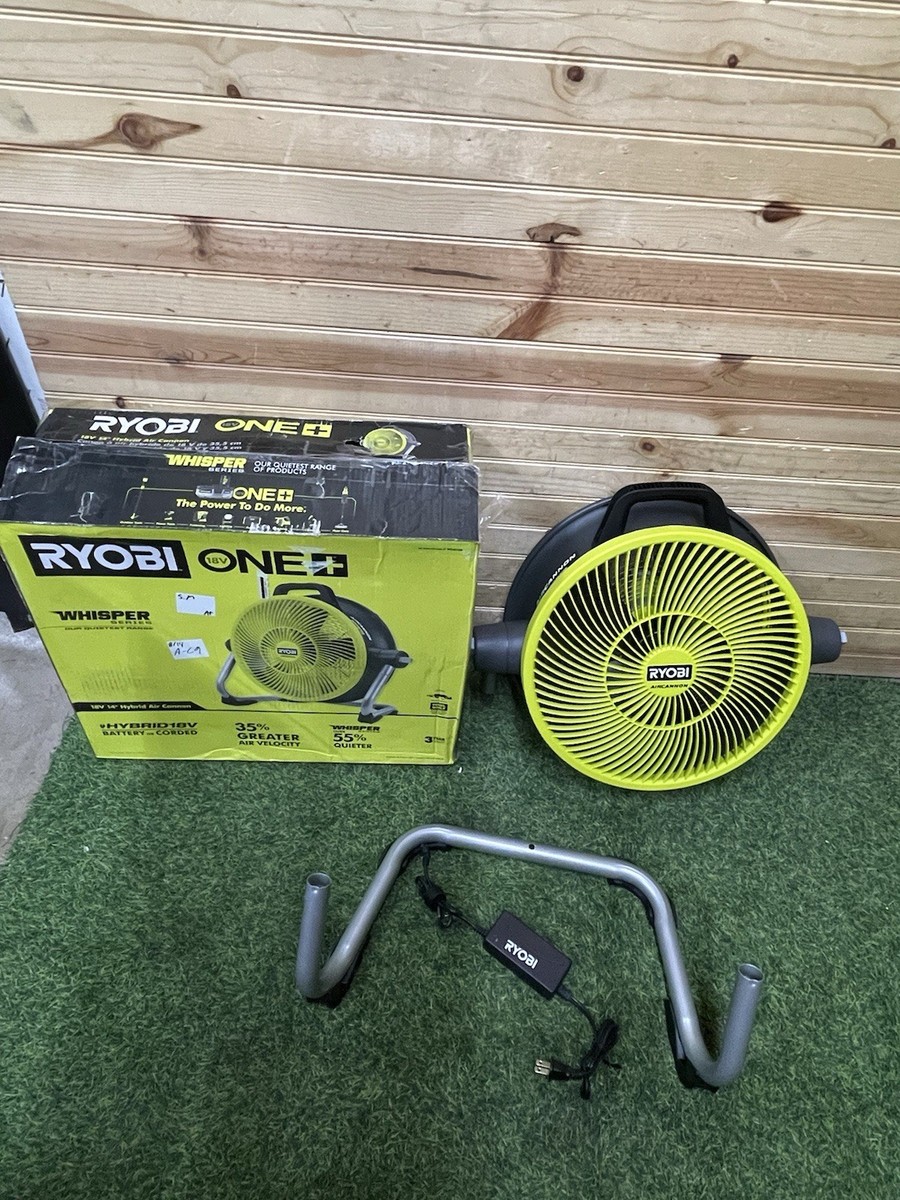 Drum Fan Ryobi 18 Volt Fan 18v One+ Hybrid Ryobi Air Cannon Drum
