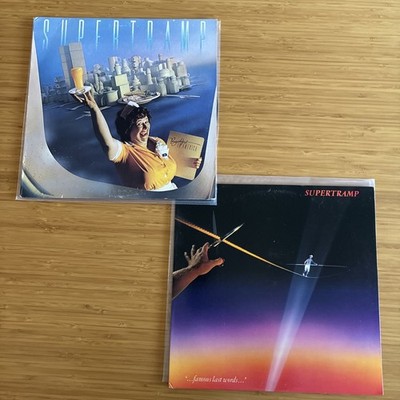 Supertramp (2 LP Lot) ''Breakfast In America'' & ''Famous Last Words'' CLEANED VG+