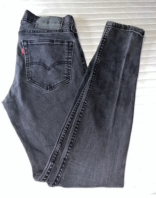 Levi's Water Less Men's Gray Skinny Taper Low Rise Denim Jeans 5-Pocket