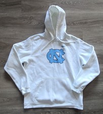 Nike North Carolina Tar Heels Hoodie White Pullover Fleece NCAA Men s XL