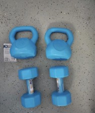 8 Lb Dumbbell  Kettlebell Set Free Shipping