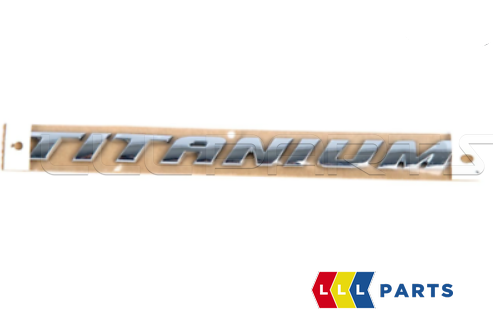 NEW GENUINE FORD MONDEO ESTATE REAR EMBLEM BADGE IN CHROME TITANIUM INSCRIPTION - Picture 1 of 3