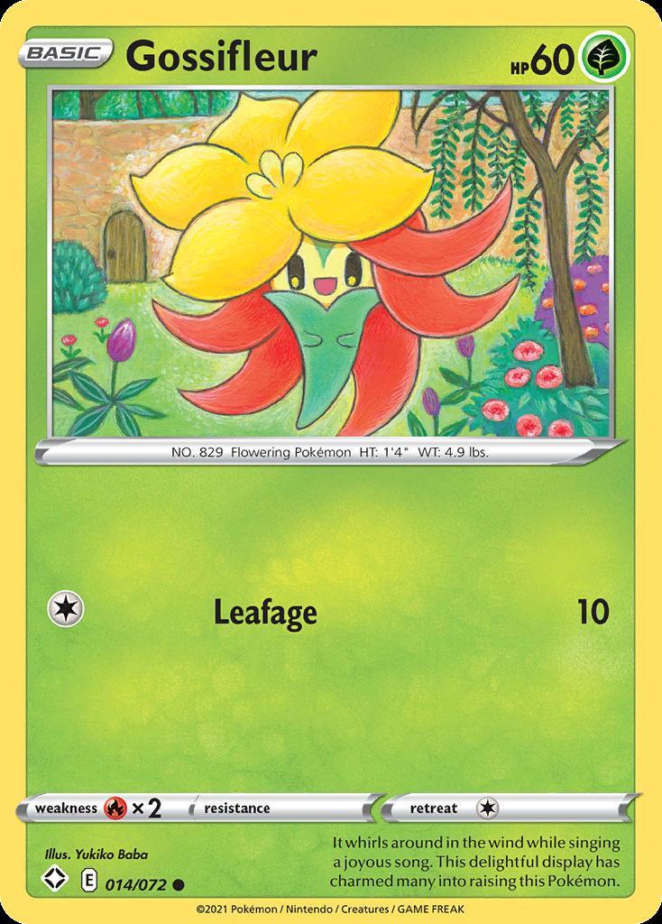 Pokemon Gossifleur (14/73) Shining Fates NM