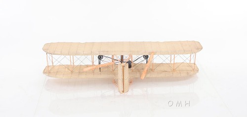 Wright Brothers 1903 Flyer 1 Airplane Metal & Canvas Model 33" Aeroplane Decor - Picture 5 of 9