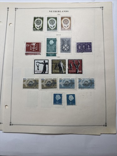 Scott Album Pages Of Netherlands 1 Stamps x10 Pgs x360 1940-1971 #393 - 第 12/17 張圖片