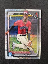 2024 Bowman Chrome Adriel Radney 1st Prospect Shimmer Refractor #BCP-191