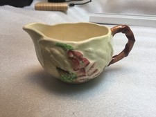 VINTAGE CARLTON WARE AUSTRALIAN DESIGN SMALL JUG - FOXGLOVE CABBAGE LEAF DESIGN