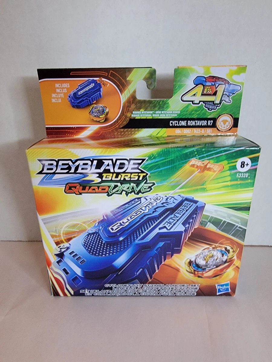 Beyblade Burst Quad Drive Cyclone Fury String Launcher Set Cyclone