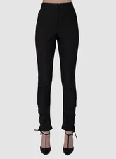 $397 Derek Lam 10 Crosby Women's Black Slim Fit Pants Size 14