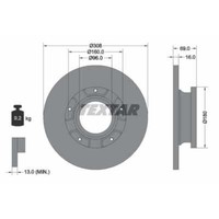 Textar 2X Bremsscheibe Hinten Ø308 Mm Voll FüR Ford Transit Kasten FY FZ 2.0