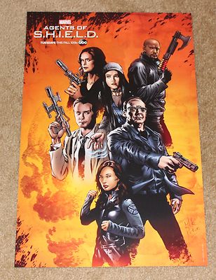 SDCC 2016 EXCLUSIVE MARVEL AGENTS OF S.H.I.E.L.D. ORIGINAL POSTER