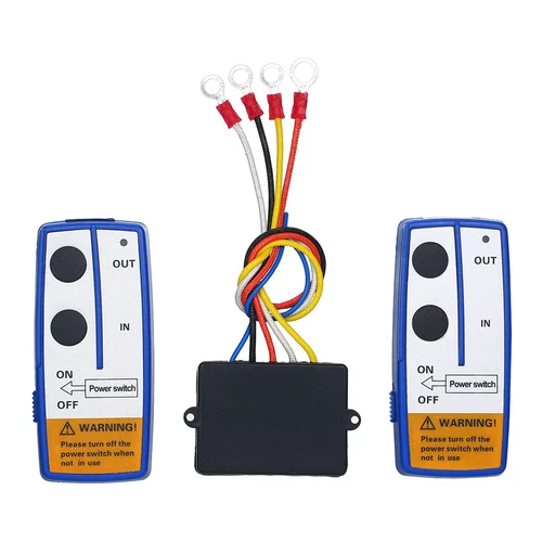 Wireless Winch Remote Control Kit 12V Receiver 150ft Twin Switch Handset Easy US - Picture 5 of 12