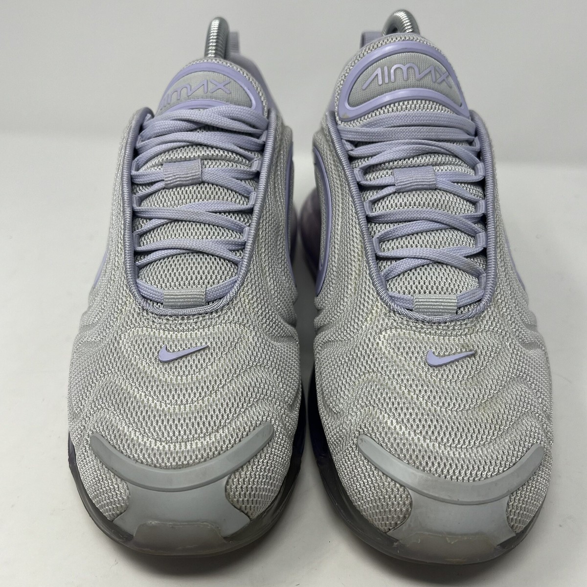 HOT” Nike Air Max 720 Pure Platinum Oxygen Gray With Purple HOT” Nike Air Max 720 Pure Platinum Oxygen Gray With Purple