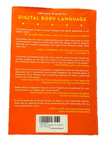 Digital Body Language: How to Build Trust and Connection, No Matter the D - GOOD - Picture 2 of 2