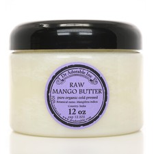 12 OZ RAW PREMIUM ORGANIC MANGO BUTTER SKIN CARE BODY HAIR NAILS CARE HEALTH