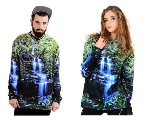 Womans Girls Mens Boys Long Sleeve OverSized Printed Jumper Top M L 50 MODELS - Picture 66 of 66