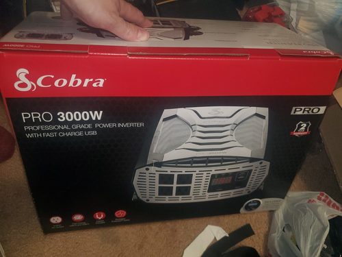 Cobra PRO 3000W Power Inverter - Certified Refurbished, 3000W Continuous, 6000W Peak