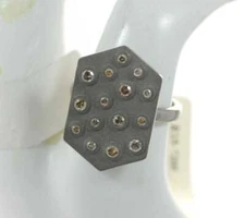 925 Sterling Silver Ring Studded Natural ART DECO Pave Diamond Fine Jewelry