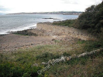 Foto 6x4 Wände mit einem finsteren Zweck Kirkcaldy Wall um Ravenscraig um 2009