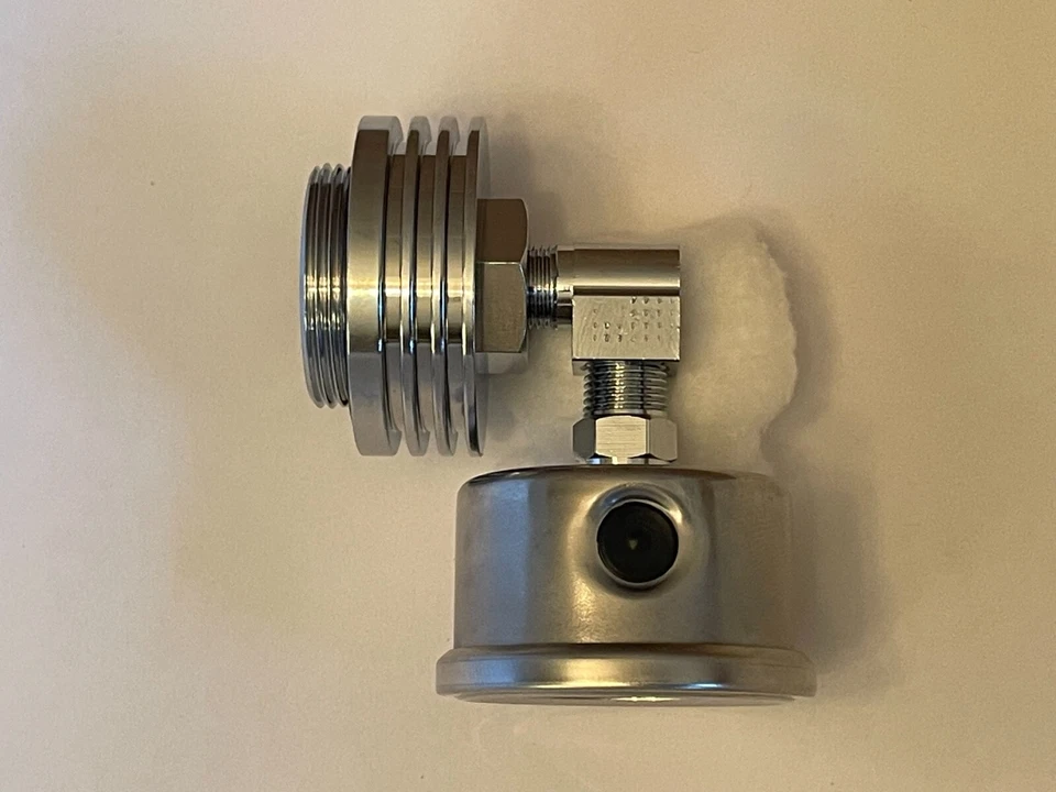 1976-1978 cb750A Hondamatic oil pressure gauge kit w/ WHITE face Honda CB750 - Image 2 of 4