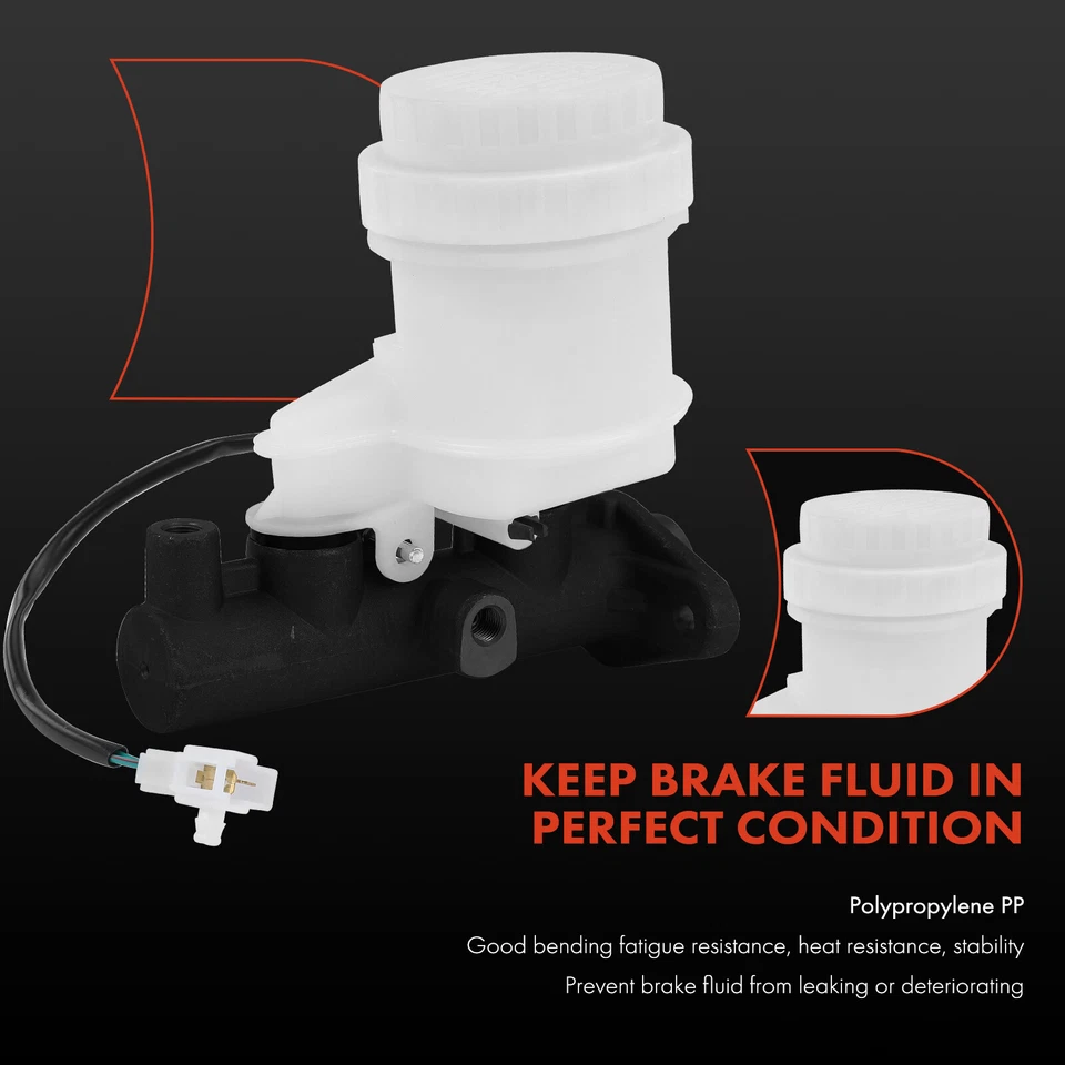 Nuevo cilindro maestro de freno con depósito para Mitsubishi Mirage 1997-2002 7/8 pulgadas Foto 3 de 4