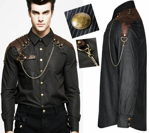 Chemise Cowboy Western Hommes - Motif Fer à Cheval Rouge Noir Brodé - Snap-up Décontractée