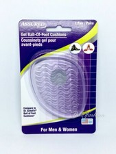 NEW ASSURED GEL BALL OF FOOT CUSHIONS FOR MEN WOMEN 1 PAIR.