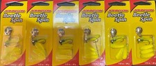 Johnson Beetle Spin BSVP 1/32 oz. Flourescent Lot of 6 New
