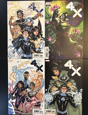 X-men/Fantastic Four Lot 1-4 2020 Doom Variant 