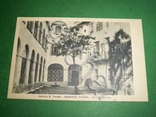 Cartolina Mondovì Piazza - Istituto S. Teresa - Cortile interno 1942.