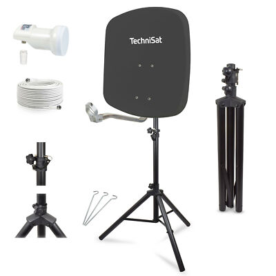 TechniSat 45 Digidish Schüssel + Opticum LNB + Stativ ALU Camping Sat Anlage g