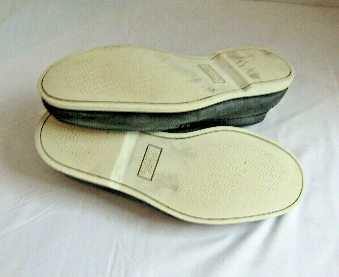 Vince Camuto Driving Loafers Gray Moccasin Suede Leather  display picture 2