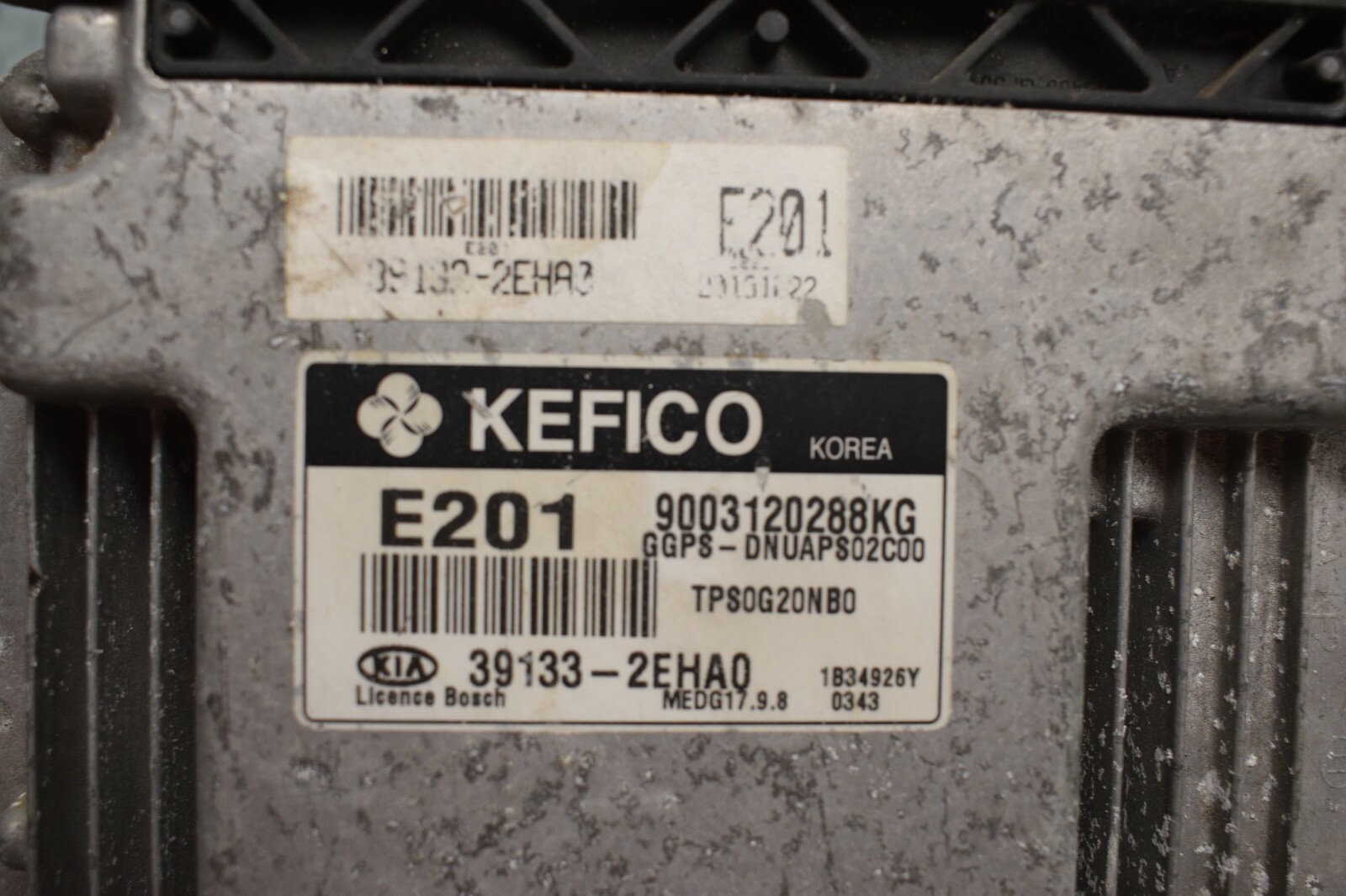 14 Kia Soul #136 Engine Computer ECM ECU 39133-2EHA0